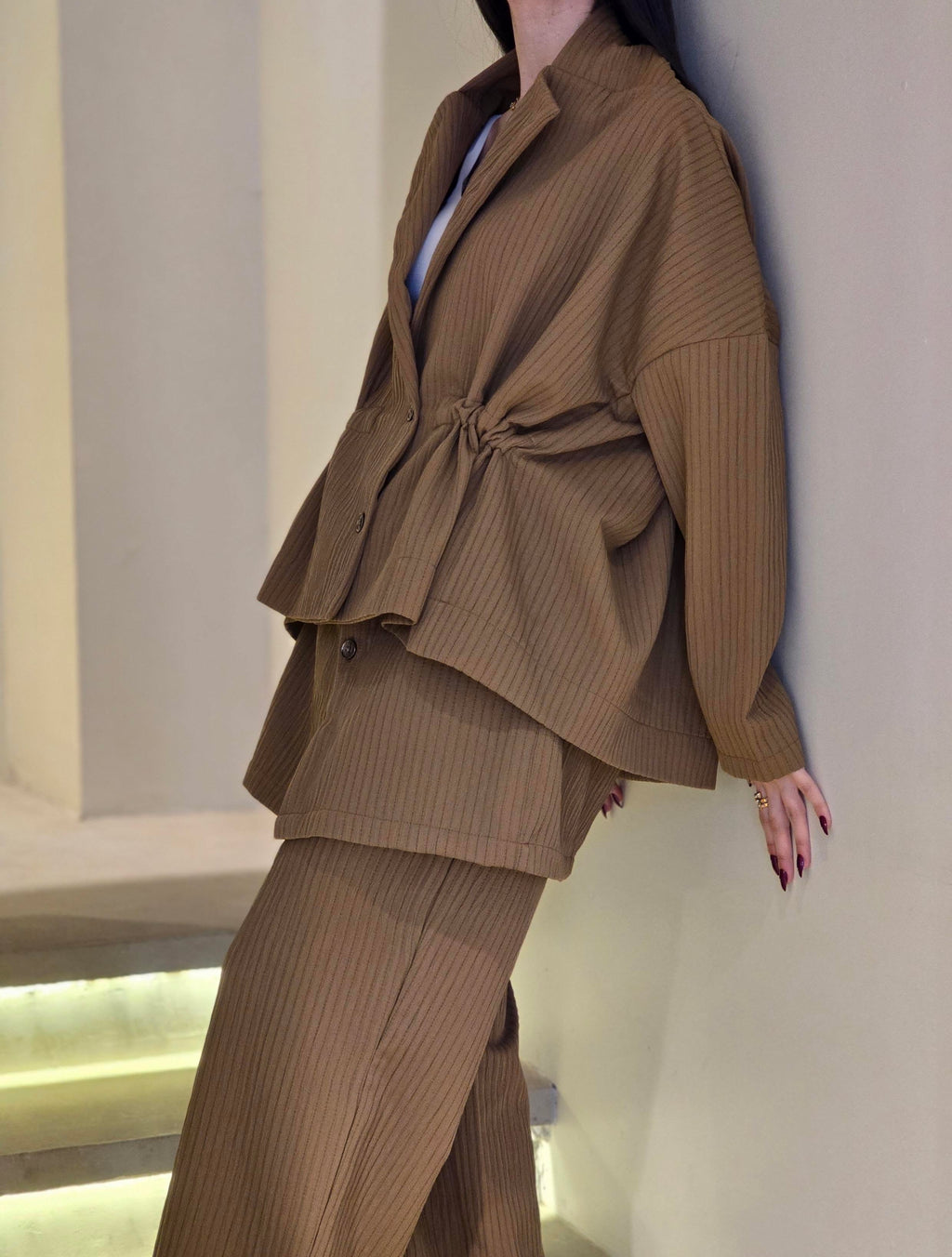 TOP AND LAYERED PANT SET
