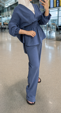 BLUE TRAVEL SET